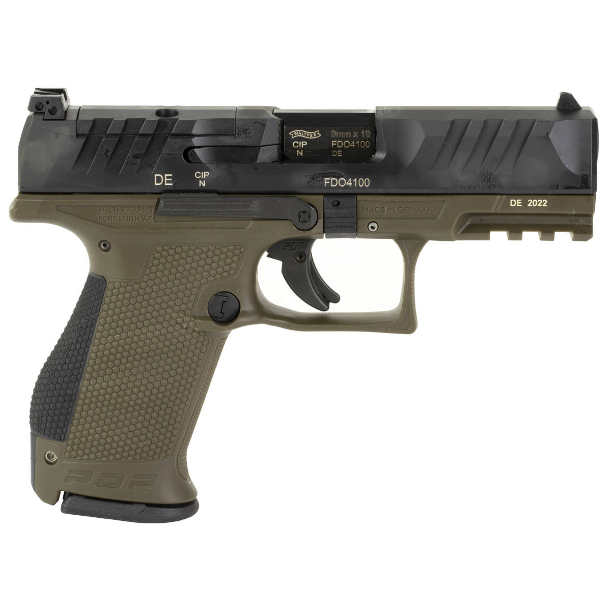Walther Arms 2858428 PDP Compact Optic Ready 9mm Luger 4” 15+1 Black...-img-2