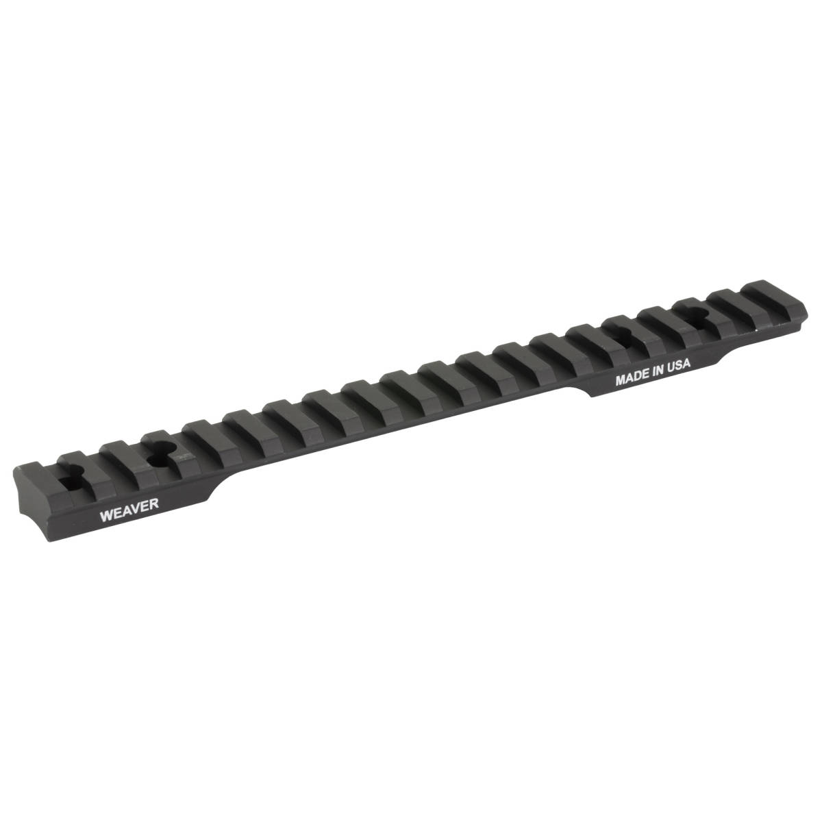 Weaver Mounts 99497 Multi-Slot Base Extended Black Anodized Aluminum...-img-0