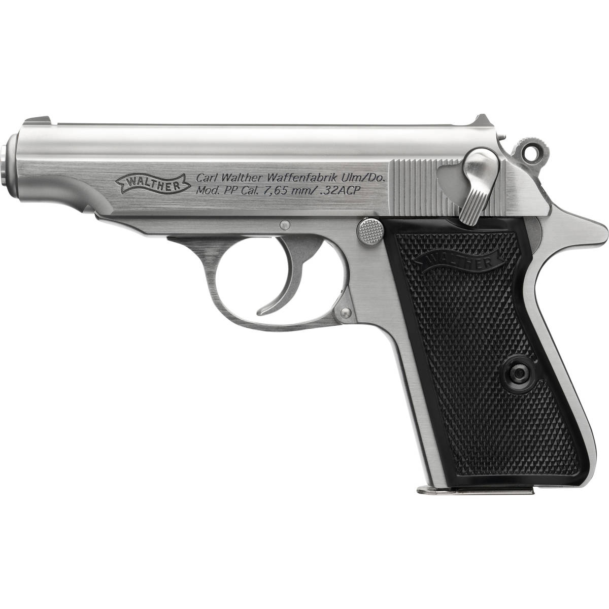 Walther Arms 4796029 PP 32 ACP 8+1 3.90” Stainless Steel Barrel,...-img-0
