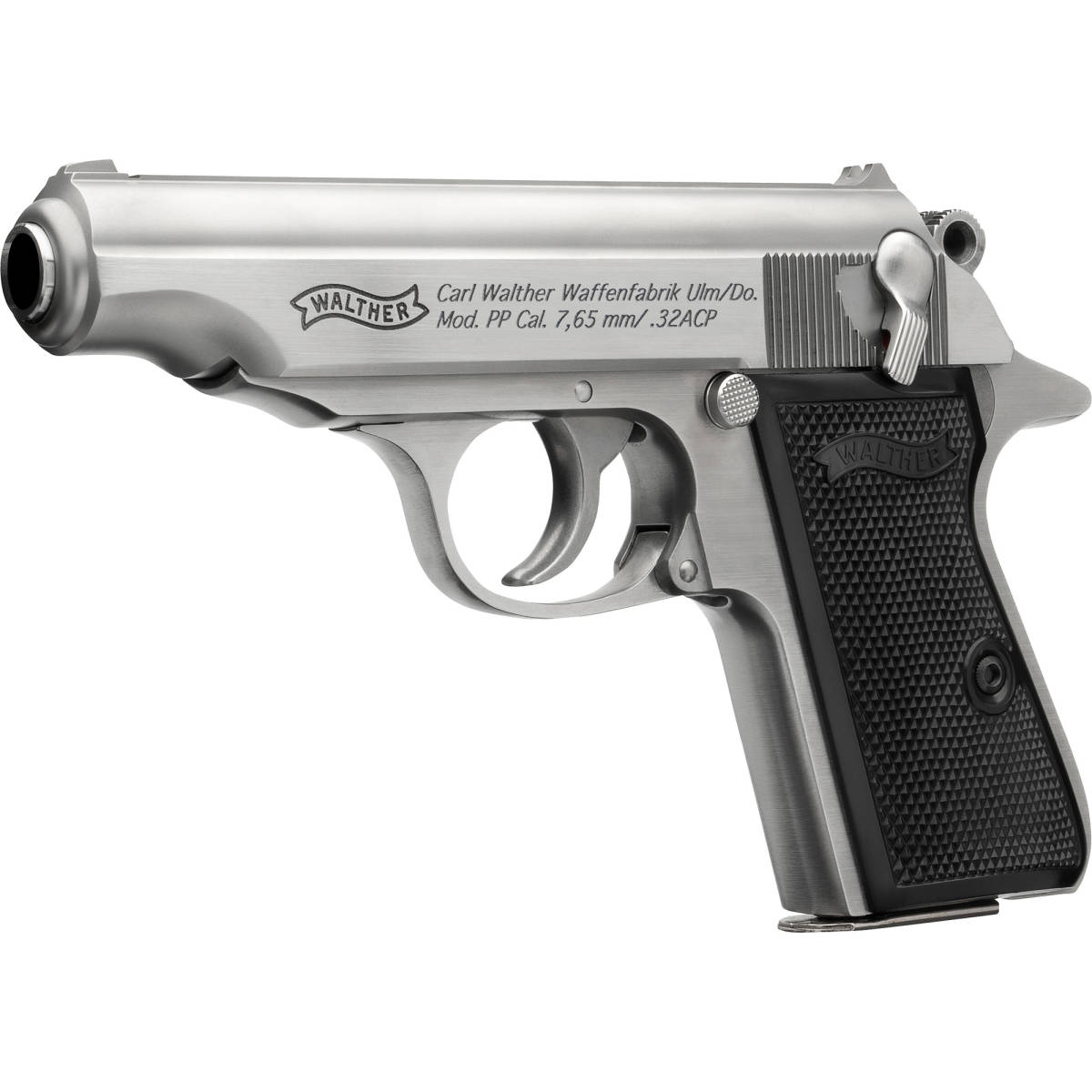 Walther Arms 4796029 PP 32 ACP 8+1 3.90” Stainless Steel Barrel,...-img-2