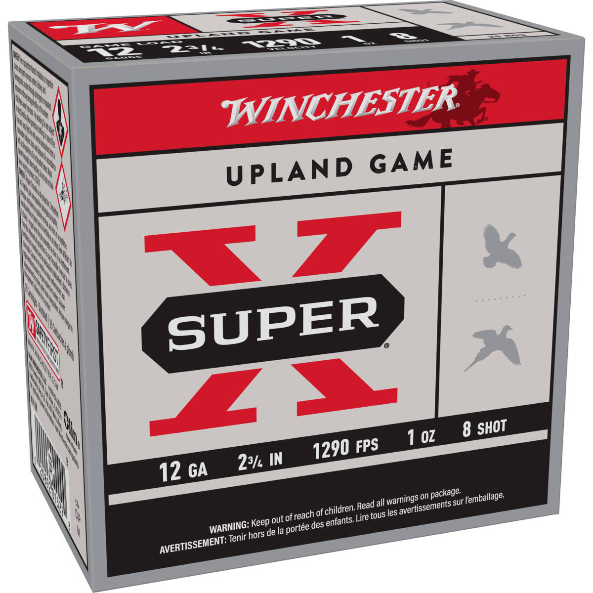 Winchester Ammo XU128 Super X Game Load 12 Gauge 2.75” 1oz 8Shot 25...-img-1
