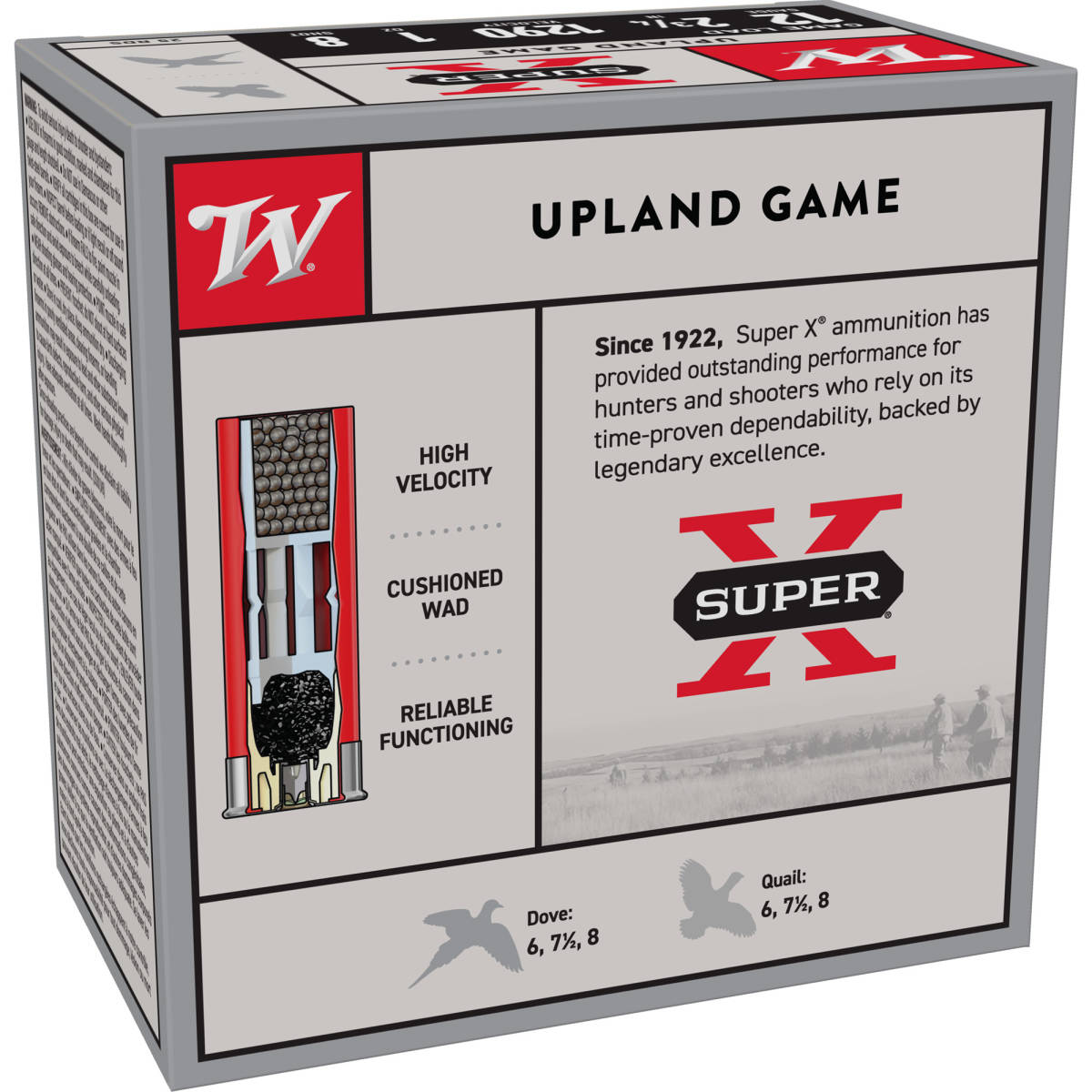 Winchester Ammo XU128 Super X Game Load 12 Gauge 2.75” 1oz 8Shot 25...-img-2