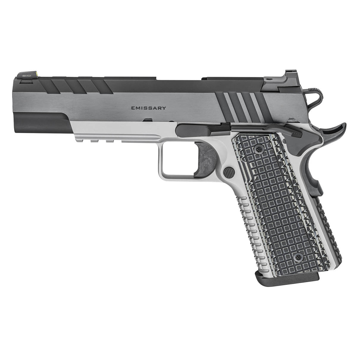 Springfield 1911 Emissary Stainless Black 9mm 2-9rd Mags 5in PX9219L-img-1