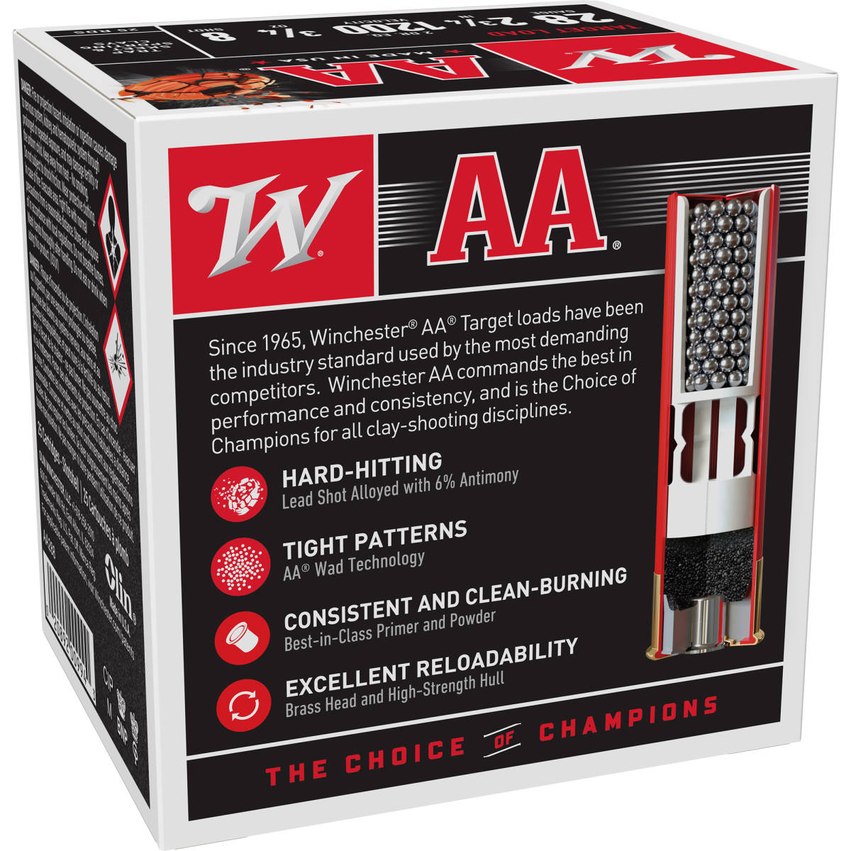 Winchester Ammo AA288 AA 28Gauge 2.75” 3/4oz 8Shot 25 Per Box/10 Case-img-2