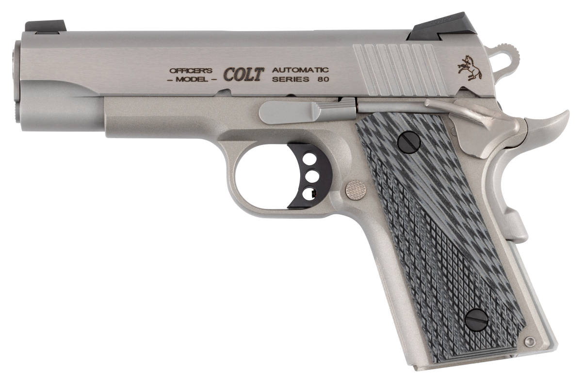 Colt Defender 45 ACP Stainless Cerakote G10 Grips ZO9840XE 151550026785-img-1