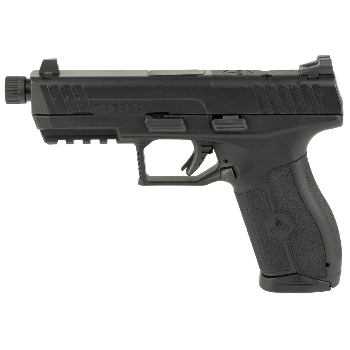 IWI US M9ORP10T MASADA Tactical 9mm Luger 10+1 4.60” Black Button...-img-1