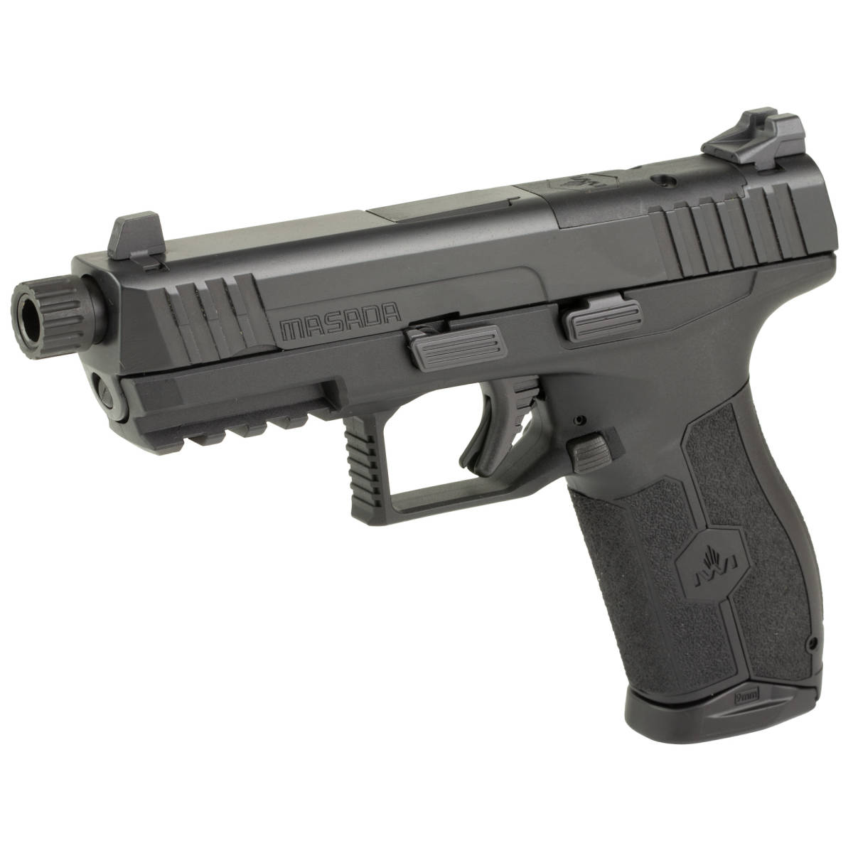 IWI US M9ORP10T MASADA Tactical 9mm Luger 10+1 4.60” Black Button...-img-3