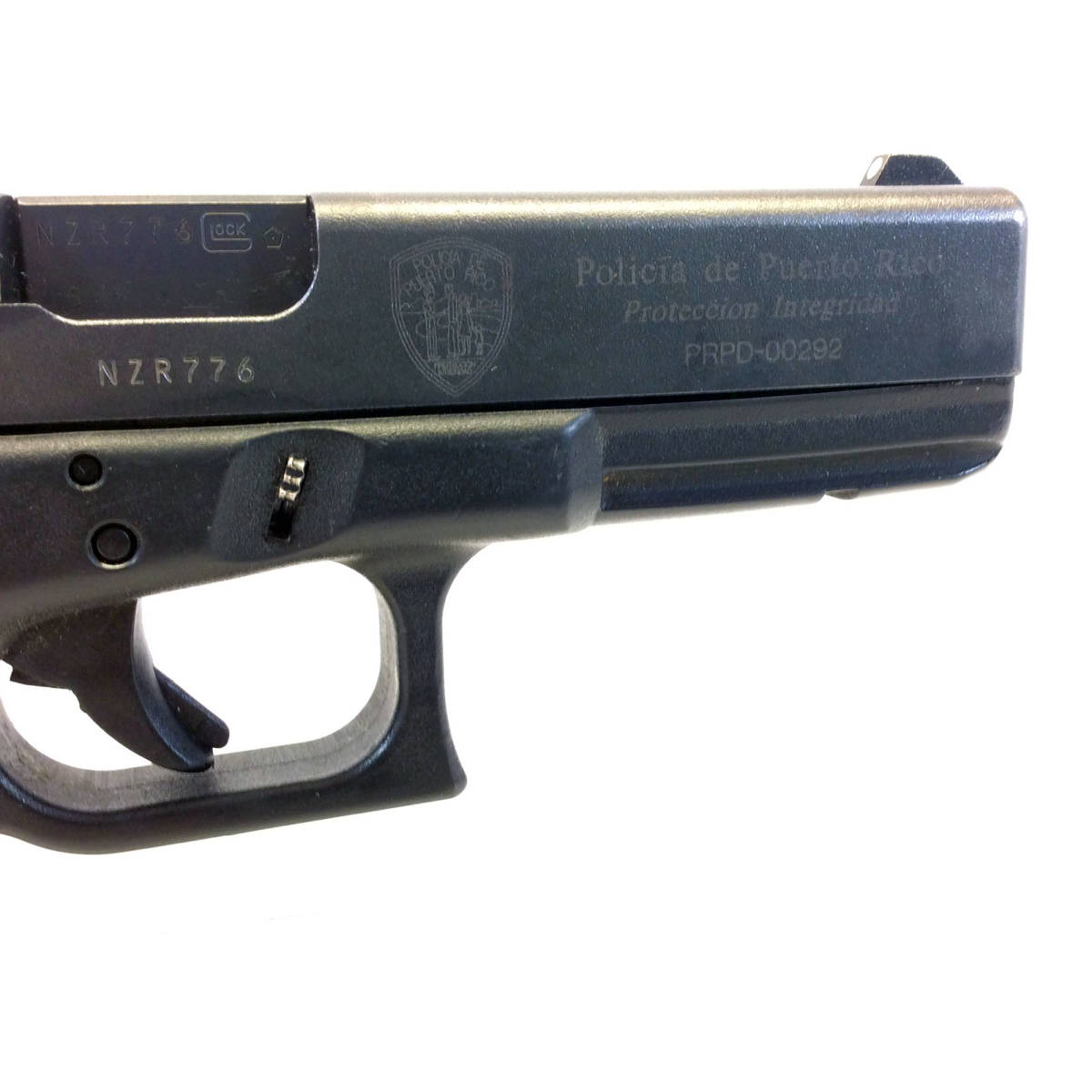 Glock 22 RTF2 .40 cal Fish Gill RARE Puerto Rico Police Crest - Semi ...