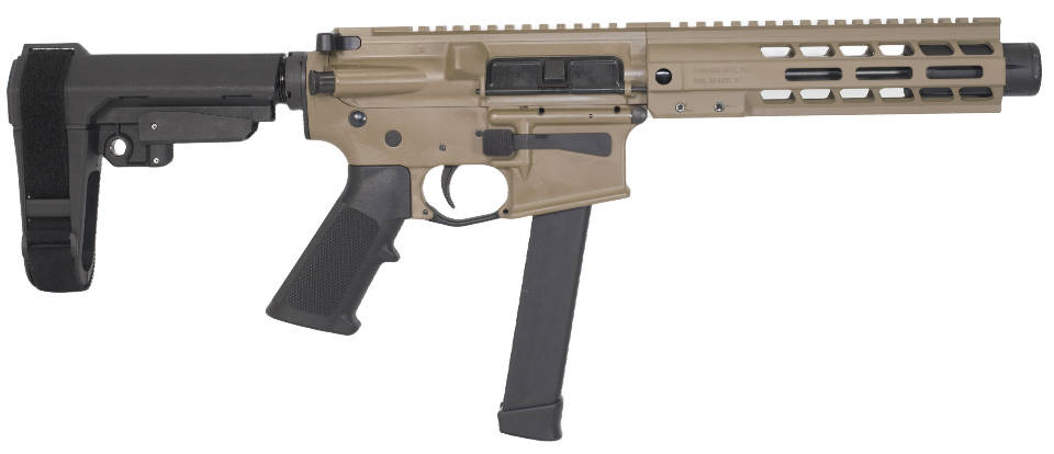 BRIGADE BM-9 9MM 9.5 FDE SBA3 MLOK MINI CAN-img-1