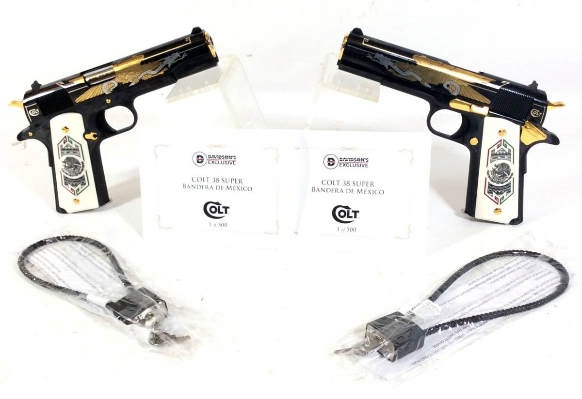 Colt 1911 38 Super Bandera Mexican Series Consecutive Serial 1911s-img-5