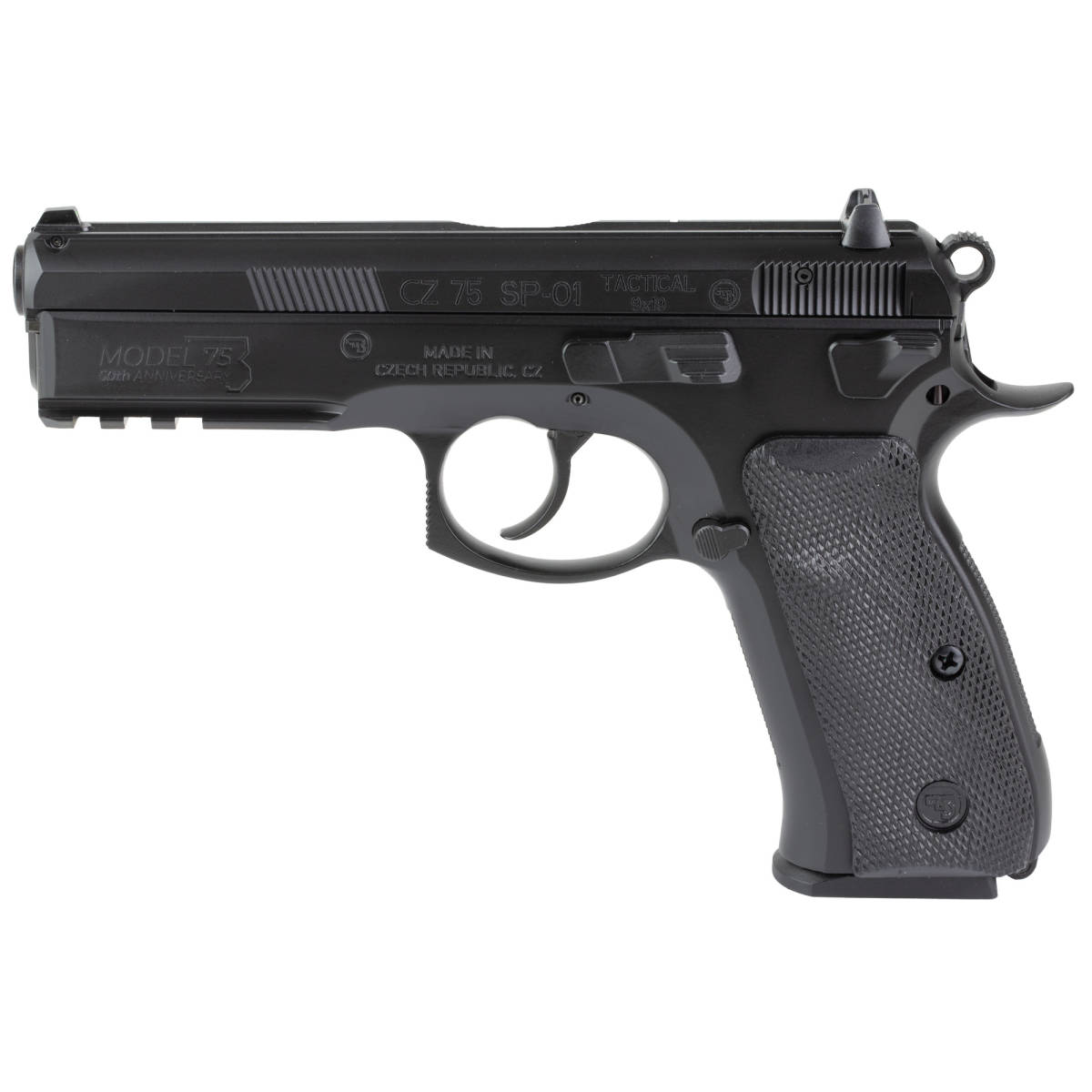 CZ 75 SP-01 TACTICAL 50TH ANNI 9MM FS 10RD BLACK POLYCOAT-img-1