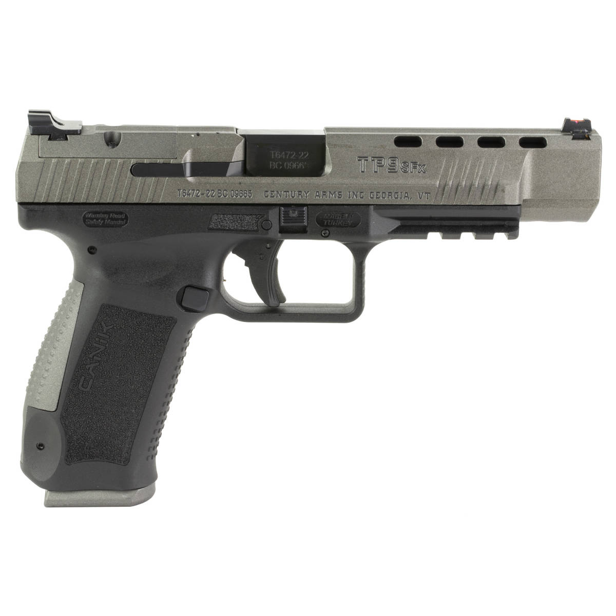 Canik HG4192GN TP9 SFx 9mm Luger 10+1 5.20” Tungsten Gray Match Grade...-img-3
