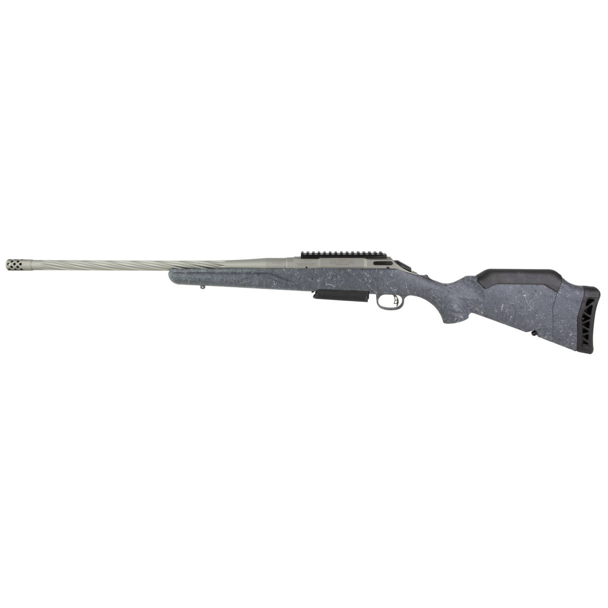 Ruger American 6.5 PRC 3+1 Cobalt Cerakote Threaded 46916 736676469161-img-1