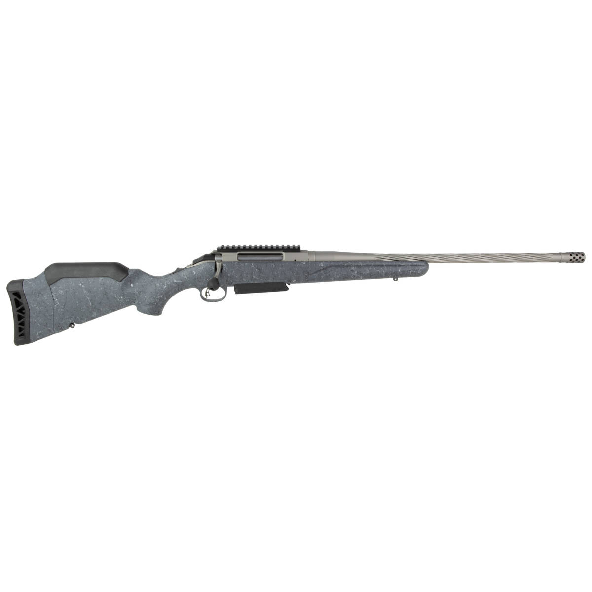 Ruger American 6.5 PRC 3+1 Cobalt Cerakote Threaded 46916 736676469161-img-3