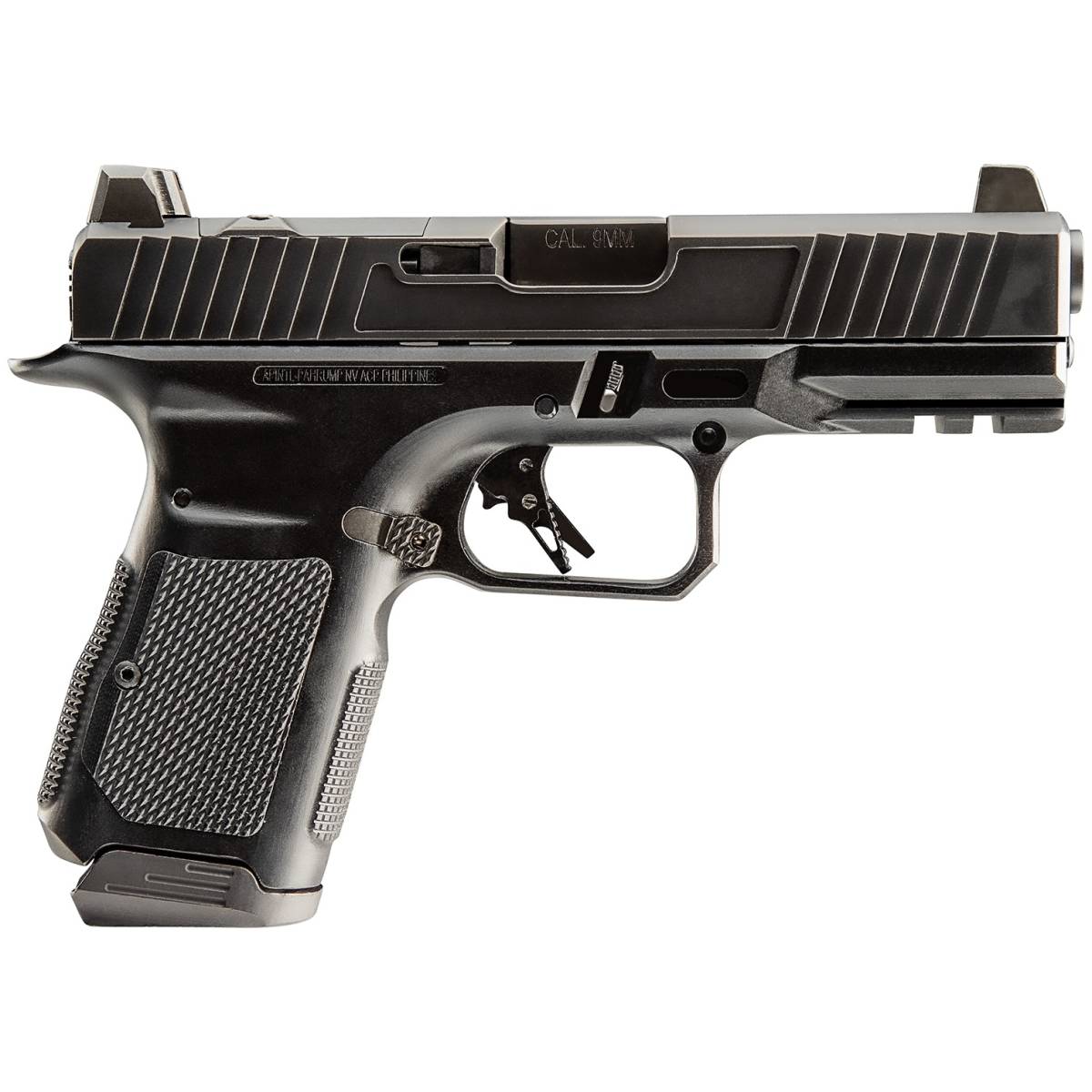 Rock Island 56621 STK200 9mm 15rd 4” Black DLC Slide Anodized Frame ...