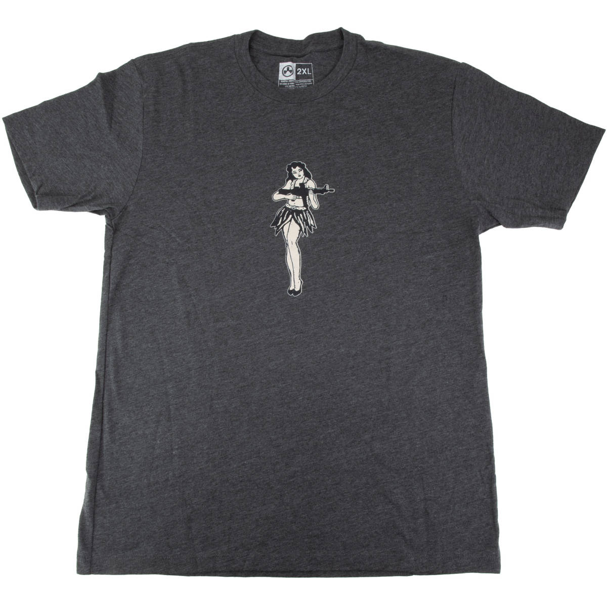 Magpul Hula Girl CVC Charcoal Gray Cotton Polyester Short Sleeve 2XL...-img-1