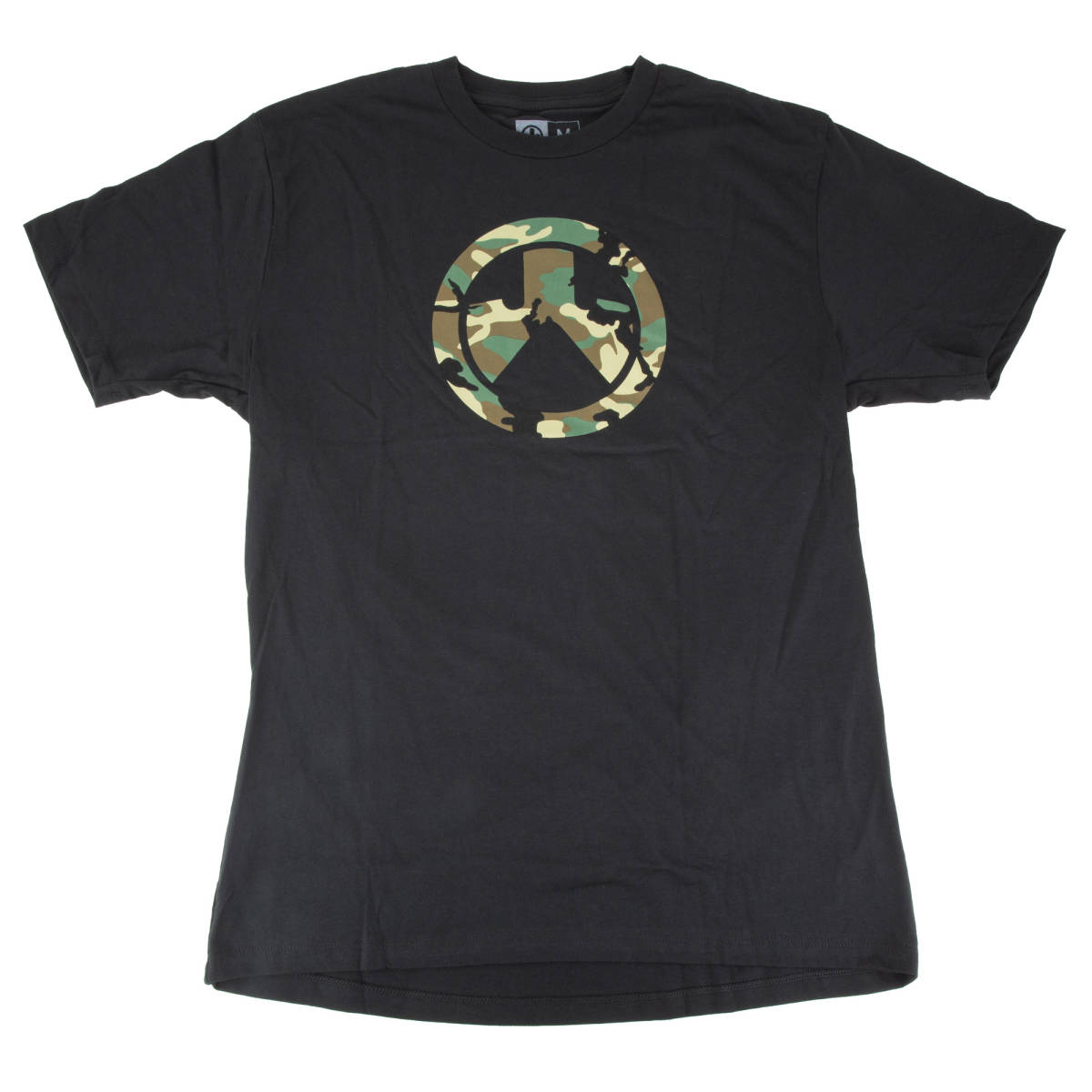 Magpul Woodland Camo Icon Logo Black Cotton Polyester Short Sleeve...-img-1
