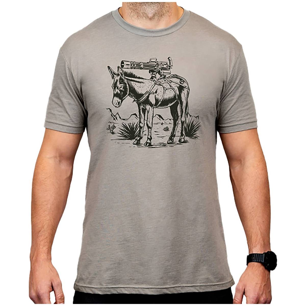 Magpul Burro CVC Stone Gray Heather Cotton Polyester Short Sleeve XL...-img-2
