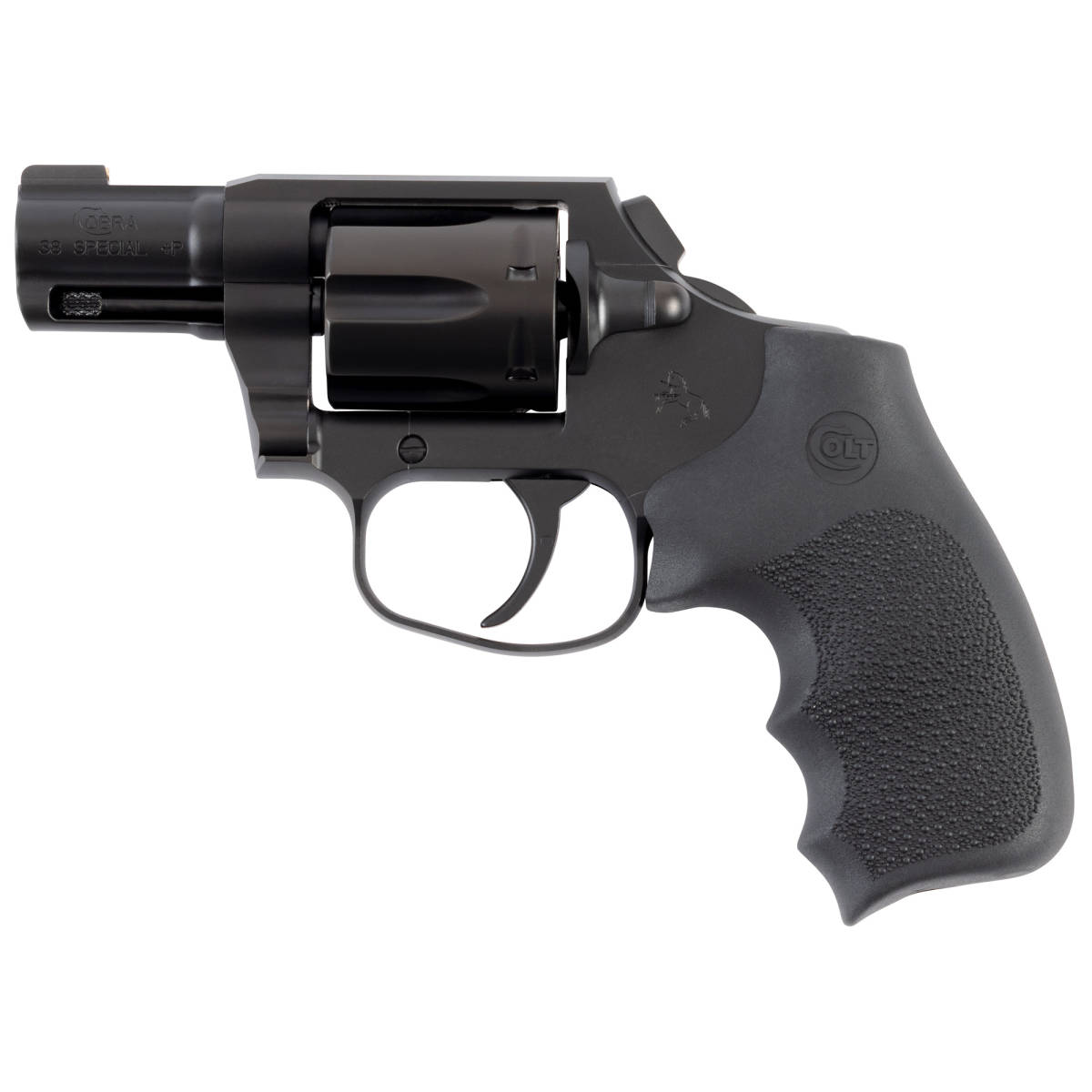 Colt Night Cobra 38 Spl +P 6rd Black PVD Hogue Rubber COBRAMB2RNS...-img-1