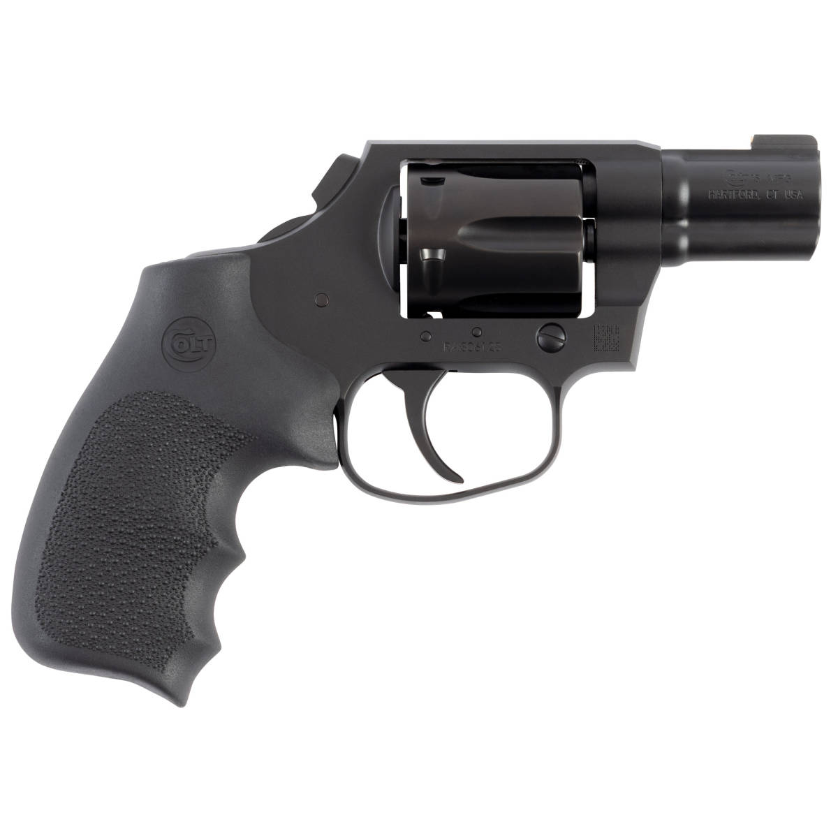 Colt Night Cobra 38 Spl +P 6rd Black PVD Hogue Rubber COBRAMB2RNS...-img-2