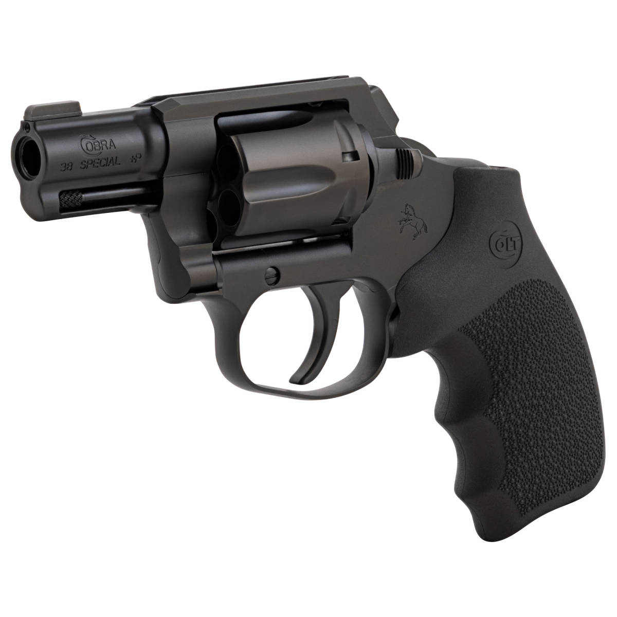 Colt Night Cobra 38 Spl +P 6rd Black PVD Hogue Rubber COBRAMB2RNS...-img-3