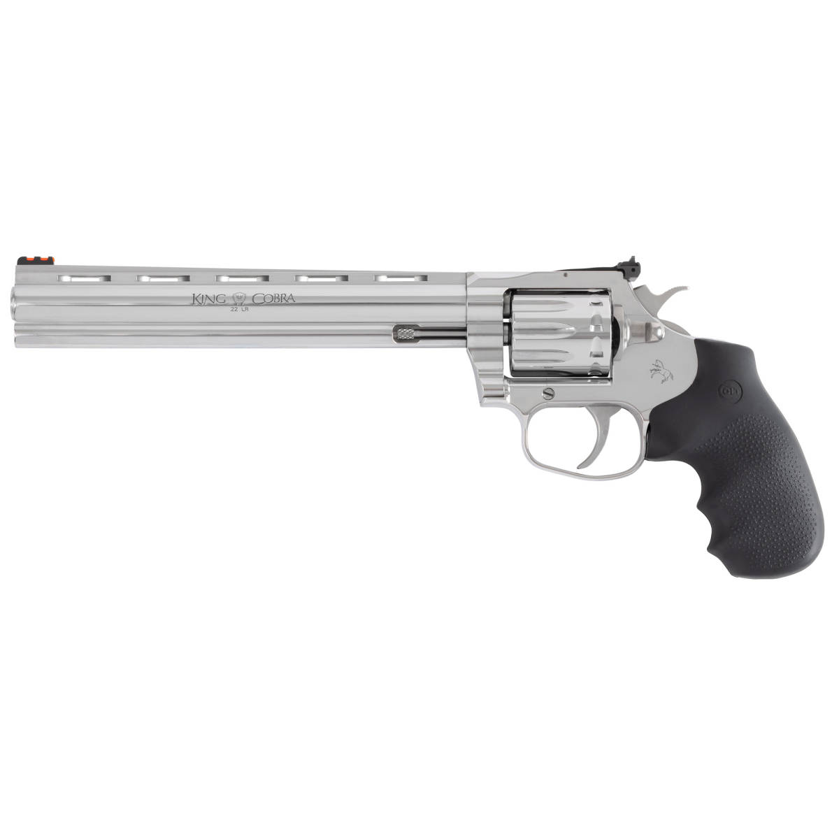 Colt King Cobra Target 22 LR 10rd Stainless Hogue Rubber KCOBRA22SP8FRO...-img-1