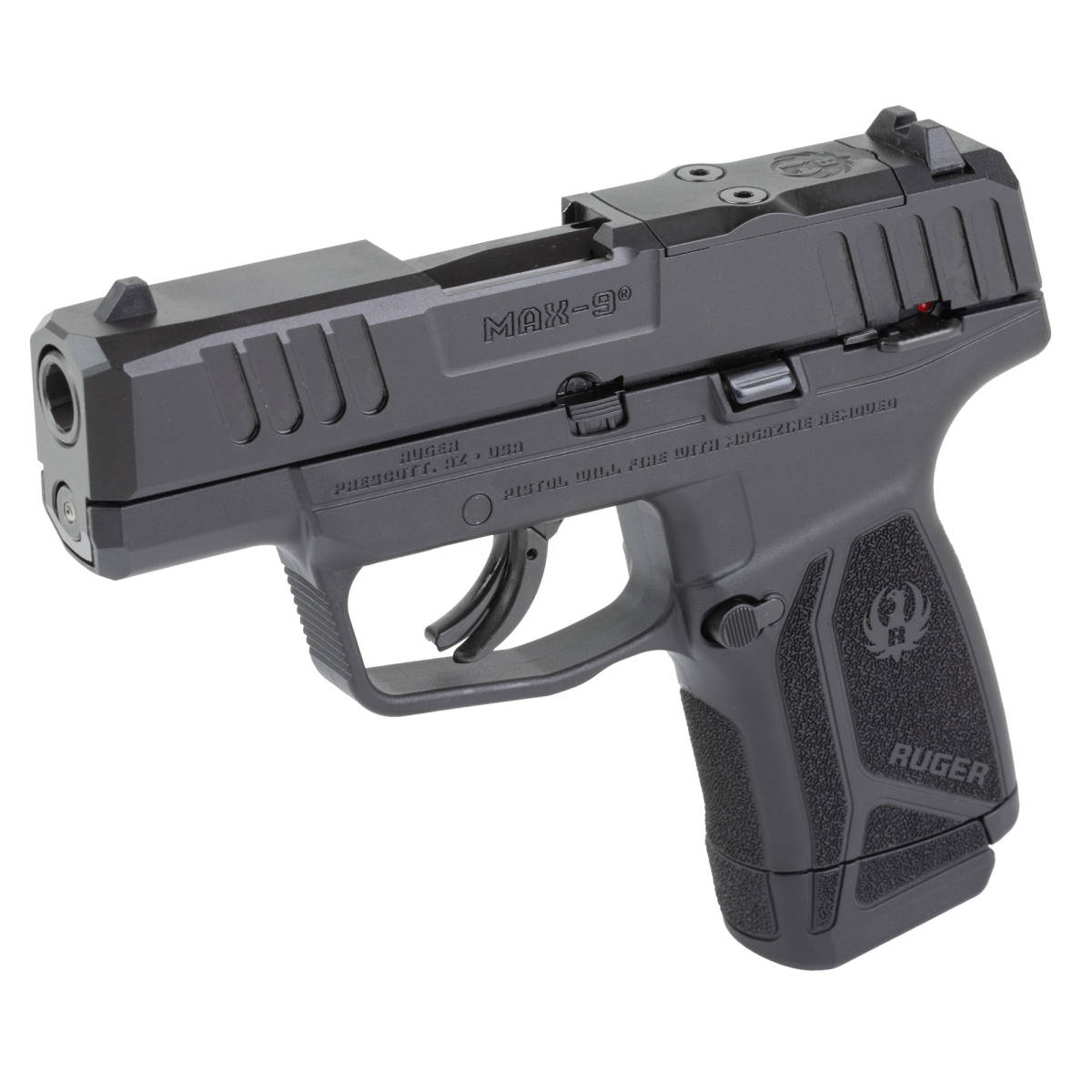 Ruger Max-9 9mm Luger Pistol 3.20 Black Oxide 3514-img-4