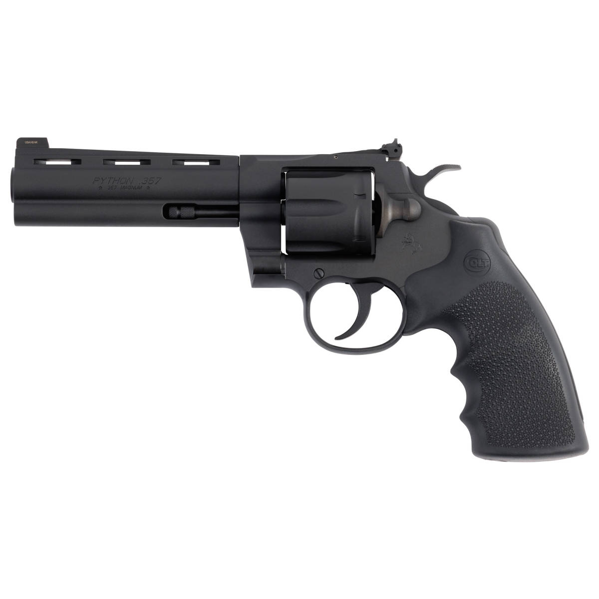 Colt Python 357 Mag/38 Spl 6rd Matte Blued Rubber PYTHONBM5RNS 098289003676-img-1