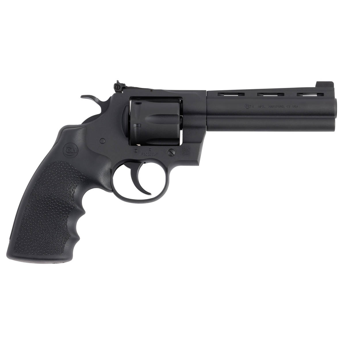 Colt Python 357 Mag/38 Spl 6rd Matte Blued Rubber PYTHONBM5RNS 098289003676-img-2