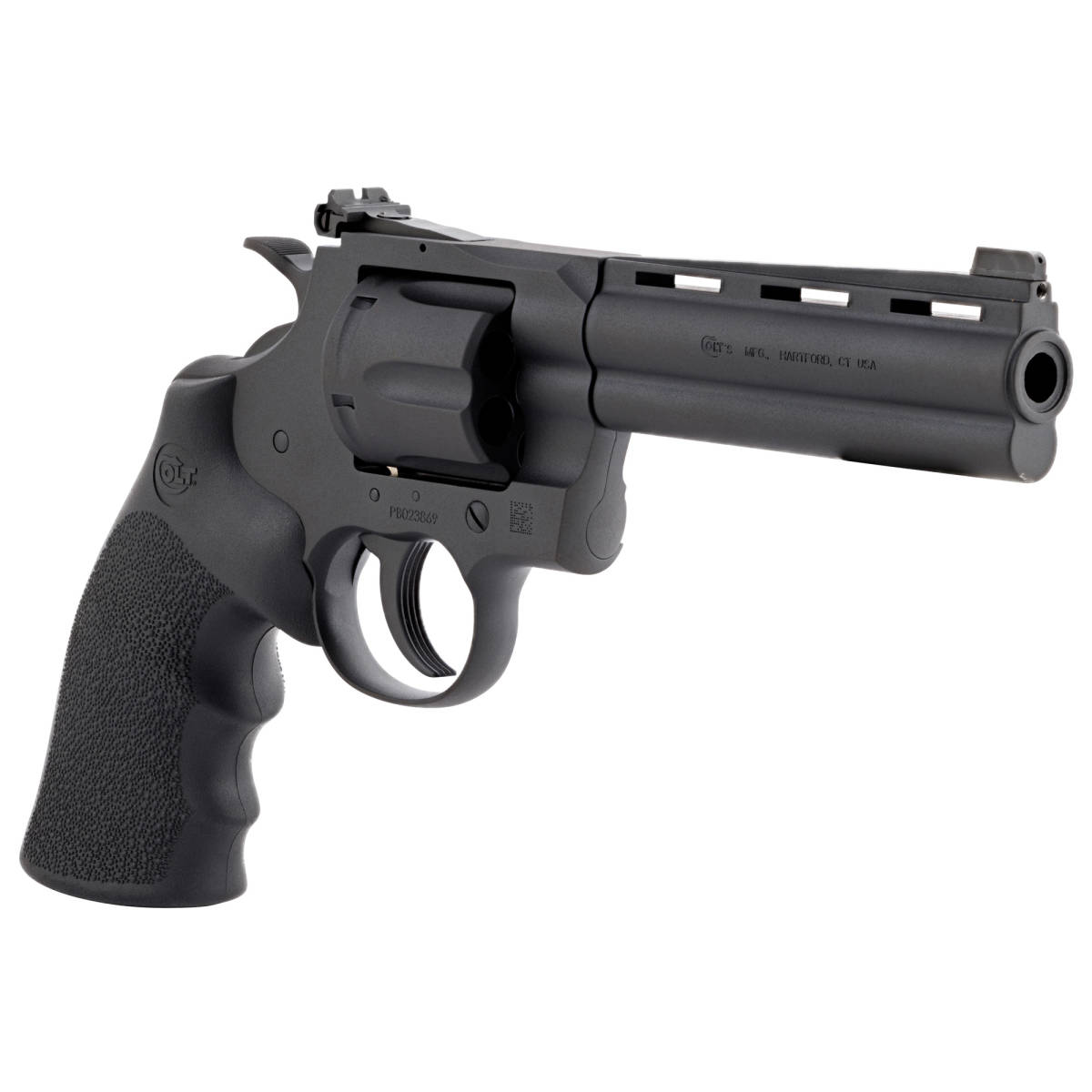 Colt Python 357 Mag/38 Spl 6rd Matte Blued Rubber PYTHONBM5RNS 098289003676-img-3