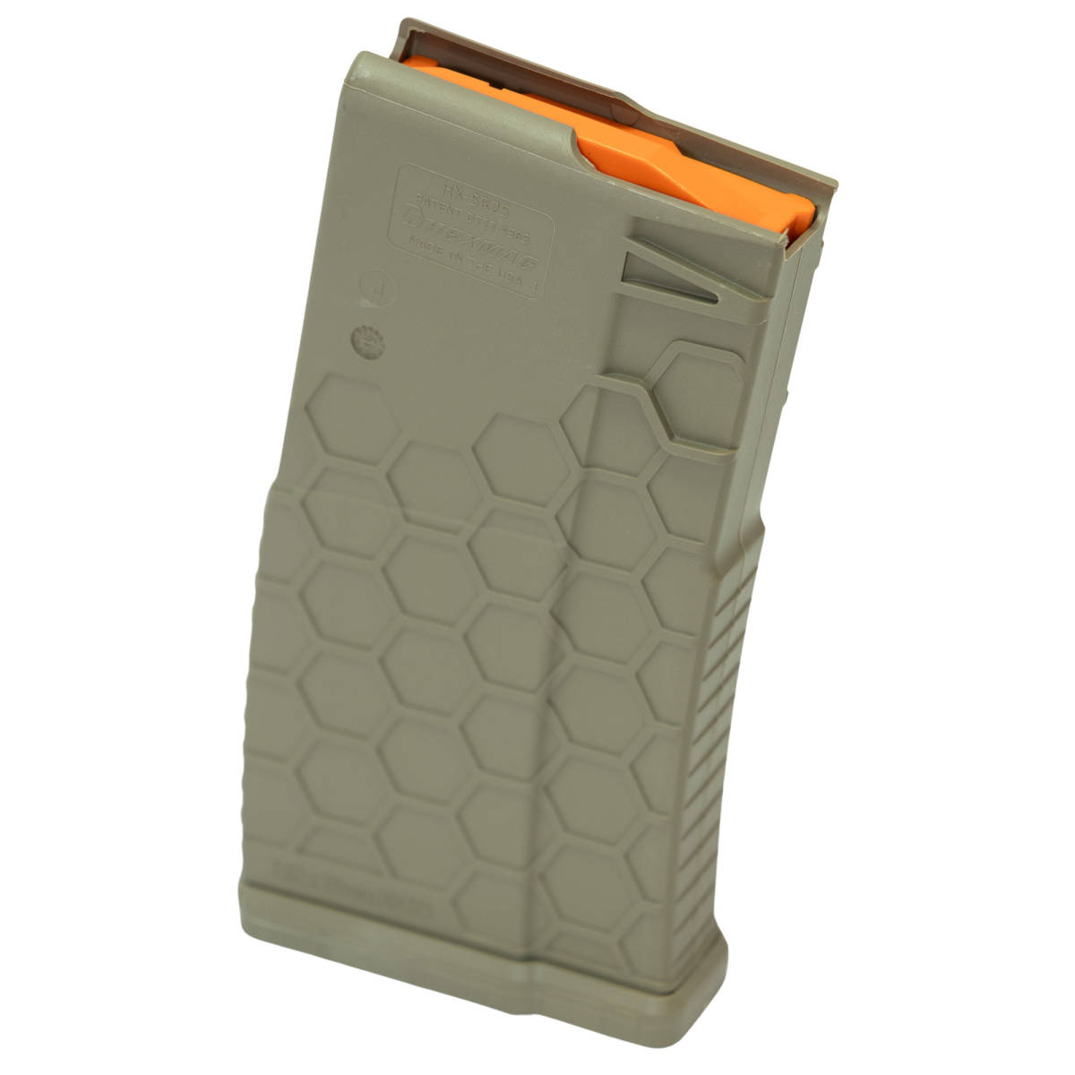 Hexmag HX1020SR25FDE SR-25 Flat Dark Earth Detachable 10rd 308 Win...-img-1
