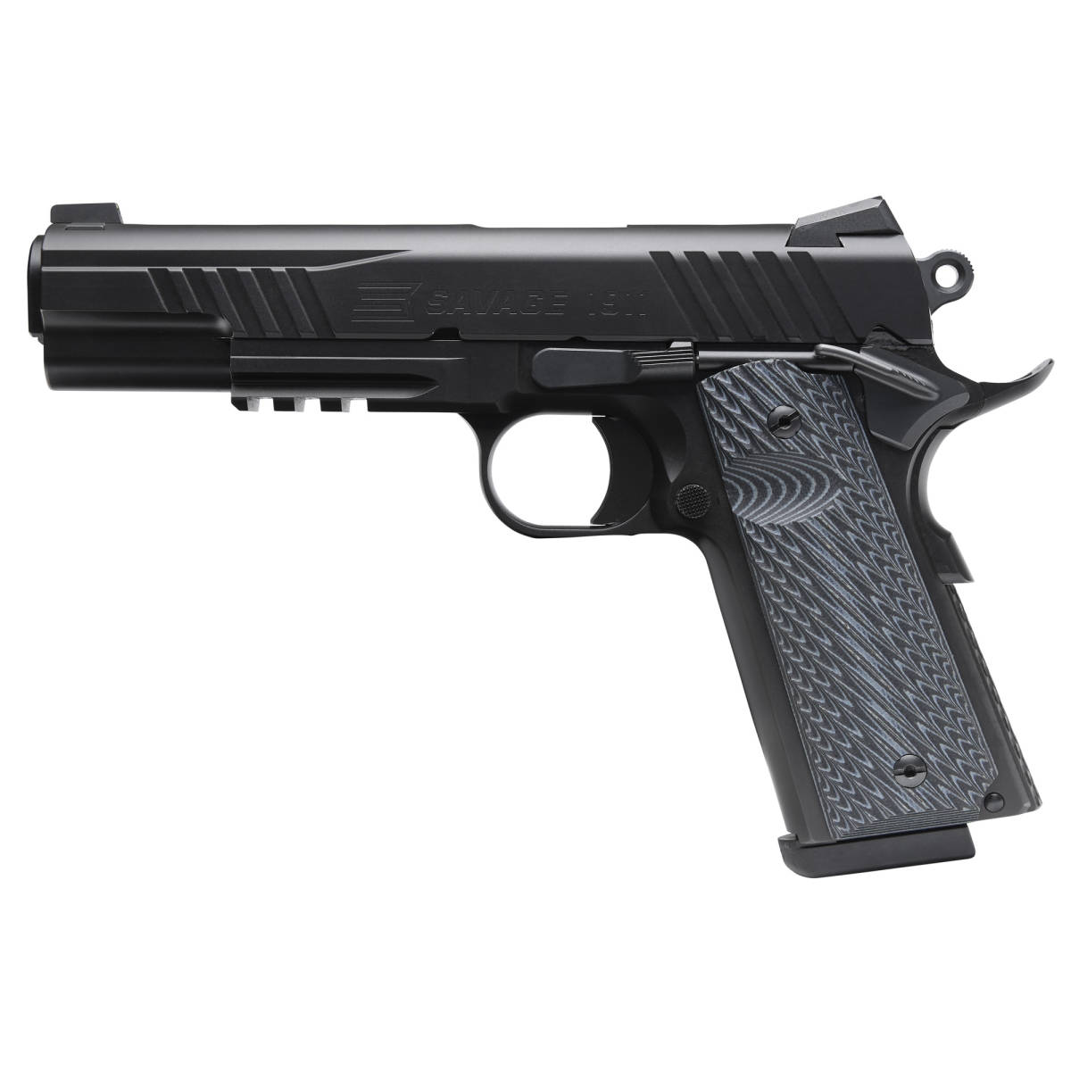 Savage Arms 67211 1911 Government 9mm Luger 10+1 5” Black Stainless...-img-1