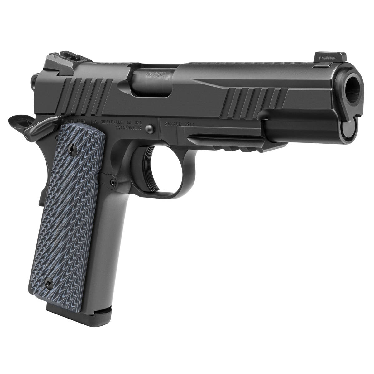 Savage Arms 67211 1911 Government 9mm Luger 10+1 5” Black Stainless...-img-3