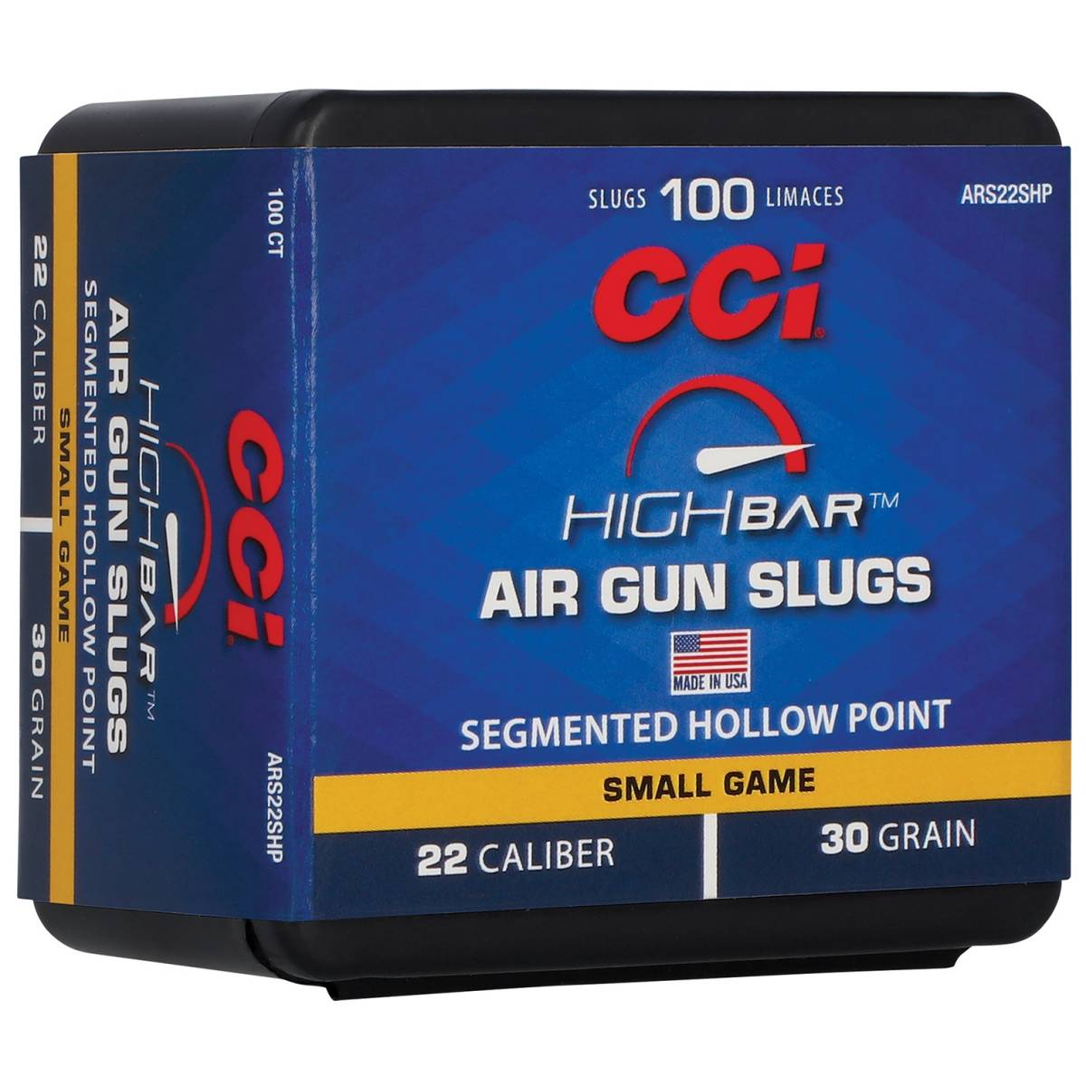 CCI ARS22SHP22 High Bar Air Gun Slug 22Cal 30gr Segmented Hollow Point...-img-1