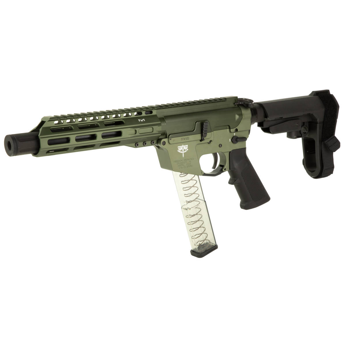 FREEDOM ORDNANCE FX9P8S-ODG FX9P 9mm Luger 31+1 8” OD Green-img-3