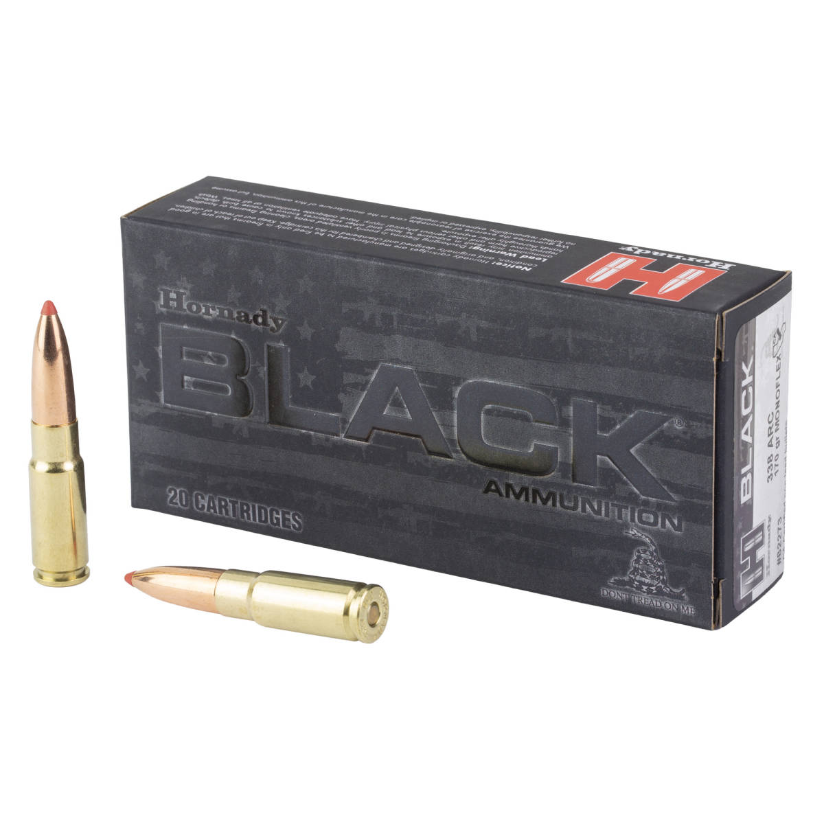 Hornady 82273 Black 338ARC 170gr MonoFlex 20 Per Box/10 Case