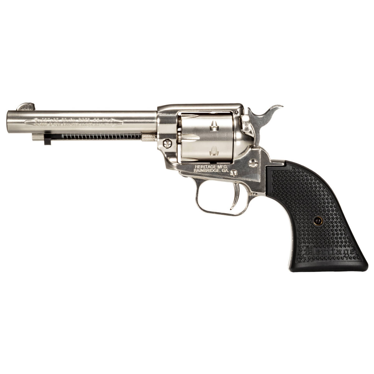 Heritage Mfg RR22NI4 Rough Rider 22 LR 6 Shot, 4.75” Black Nitride...-img-1