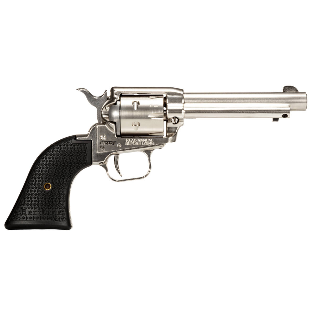 Heritage Mfg RR22NI4 Rough Rider 22 LR 6 Shot, 4.75” Black Nitride...-img-2