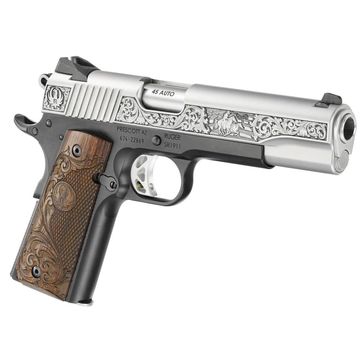 Ruger SR1911 Western 45 Engraved SR 1911-img-3