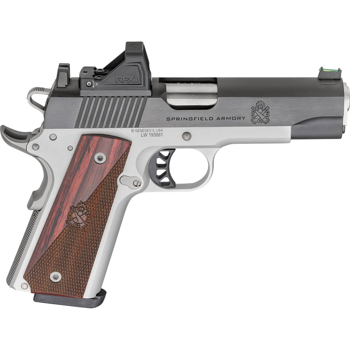 Springfield Armory 1911 Ronin Pistol 9mm 4.25" 9rd Fiber Optic Sights...-img-4