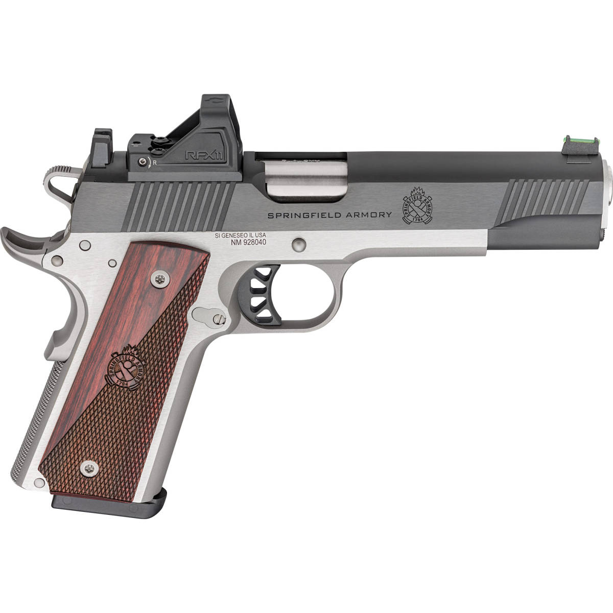 Springfield Armory 1911 Ronin Pistol 9mm 5" 9rd Fiber Optic Sights AOS...-img-4