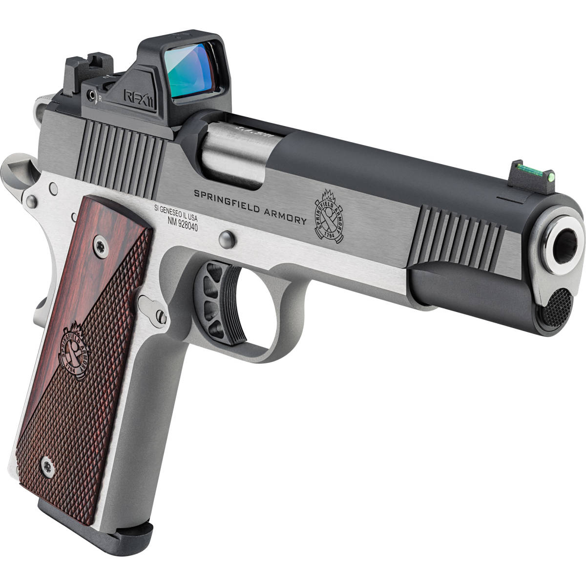 Springfield Armory 1911 Ronin Pistol 9mm 5" 9rd Fiber Optic Sights AOS...-img-5