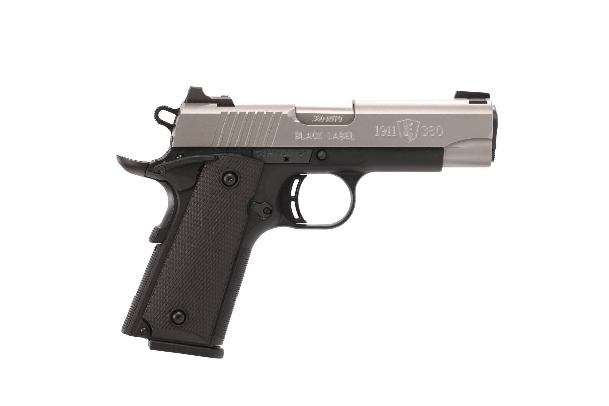 Browning 1911 Black Label Compact 380 ACP 3.63" 8+1 Polymer Stainless...-img-2