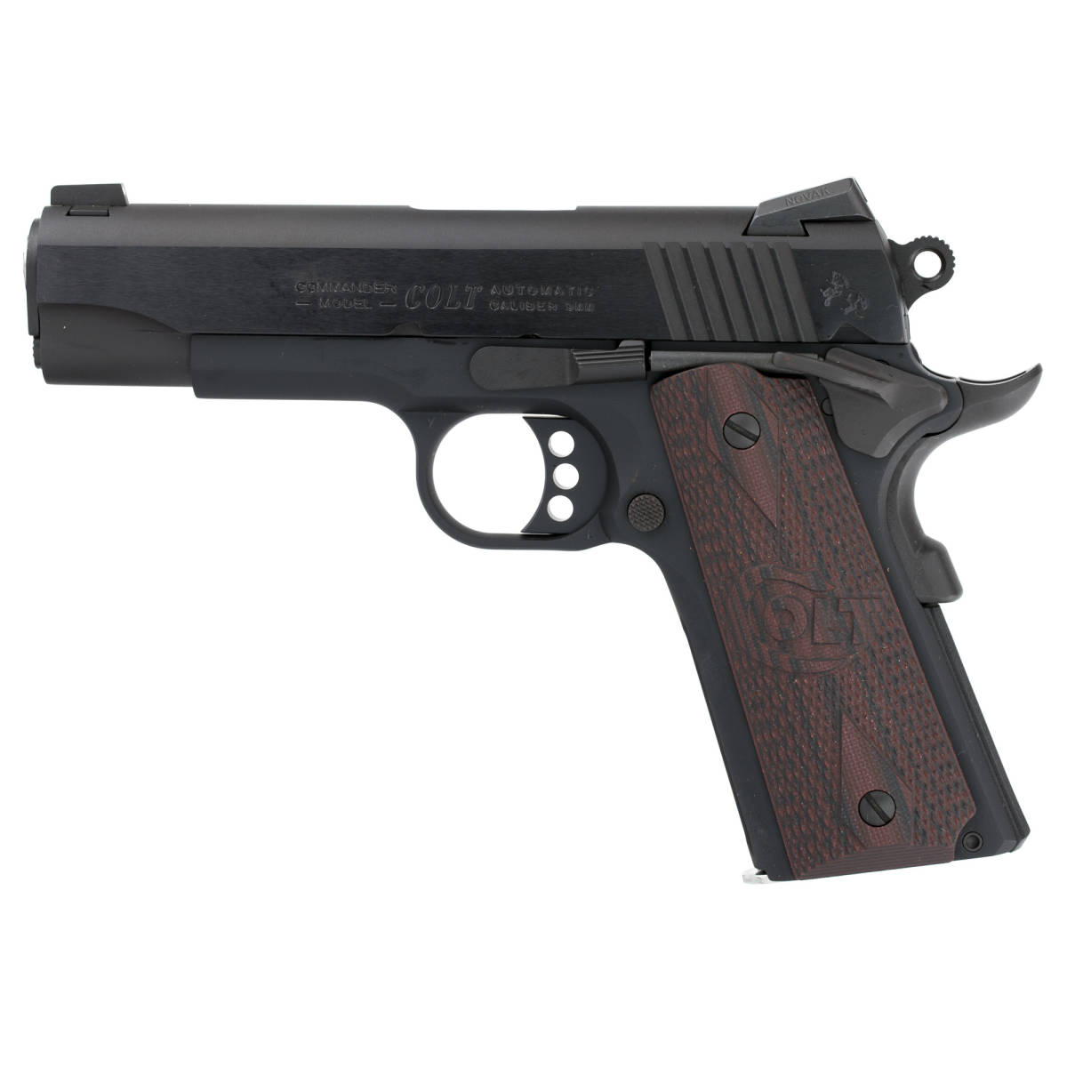 Colt Lightweight Commander 9mm 4.25" Blued Novak sights 1911-img-1