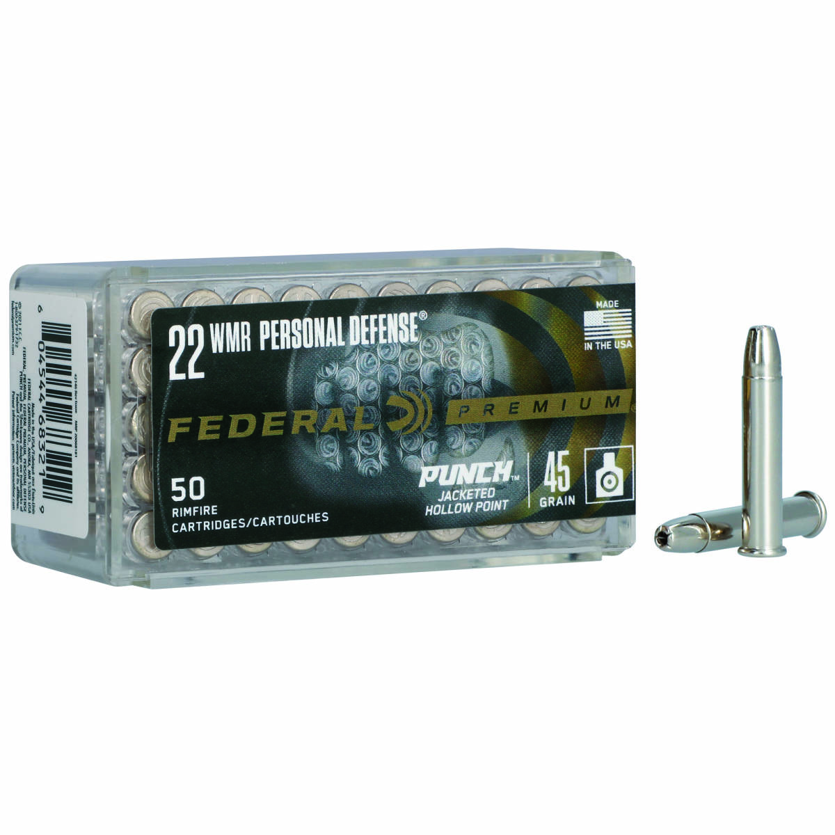 Federal PD22WMR1 Premium Personal Defense Punch 22WMR 45gr Jacketed...-img-2
