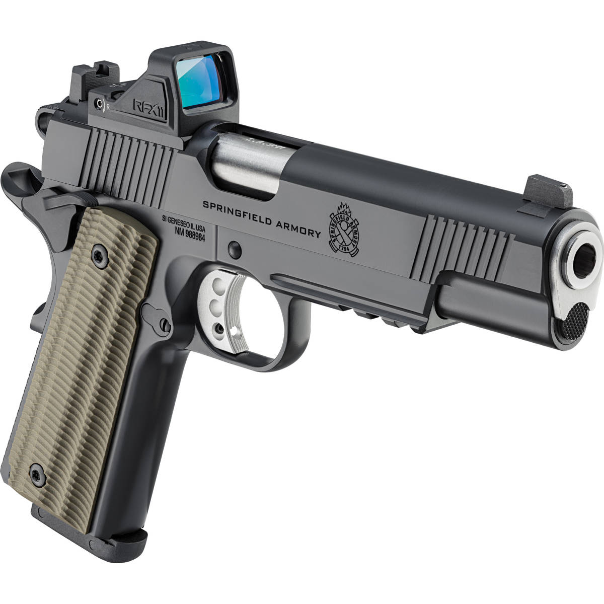 Springfield Armory 1911 Operator Pistol 9mm 5" 9rd Tritium Night Sights...-img-5