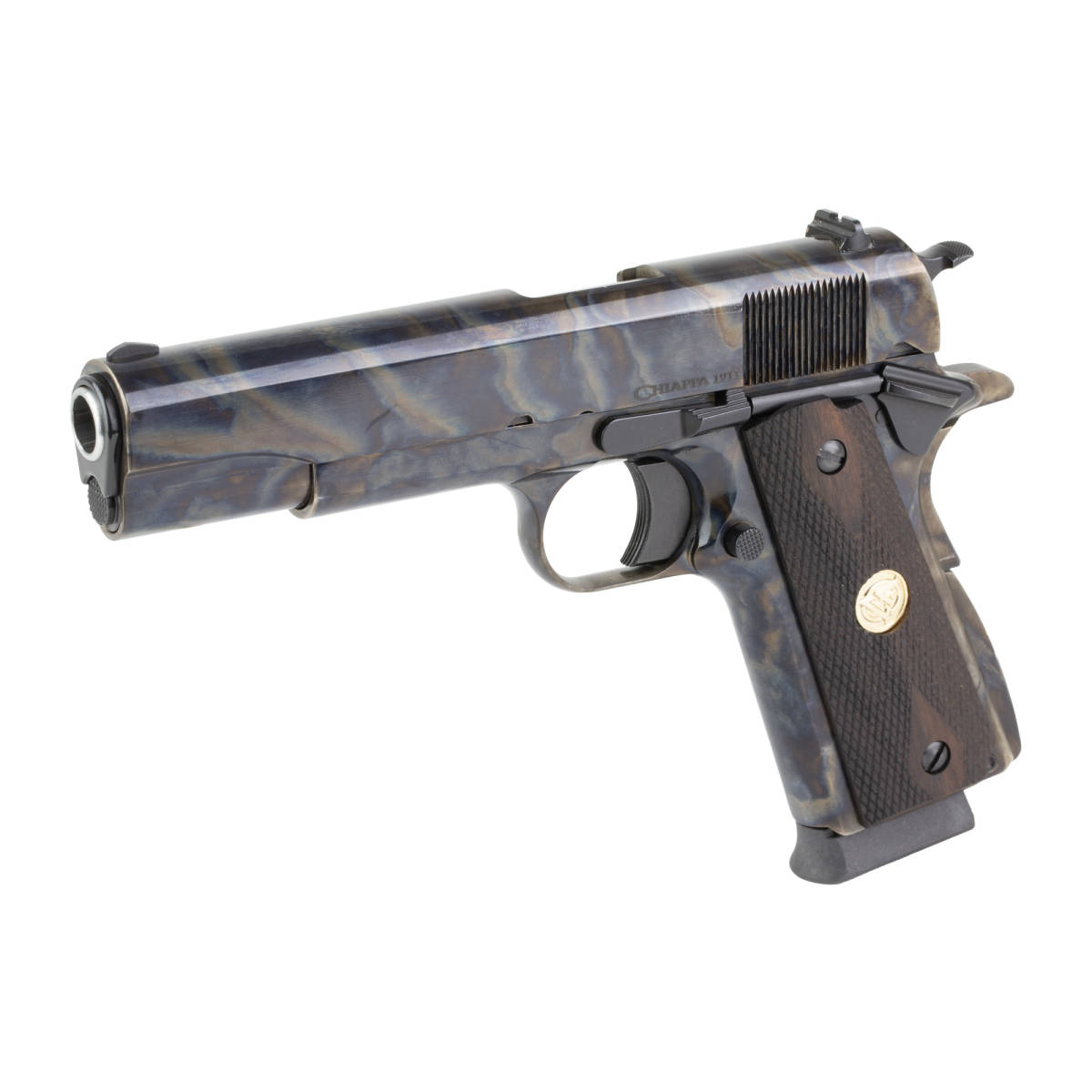 CHARLES DALY 1911 FIELD .45ACP 5” FS CASE COLORED/IVORY GRIPS-img-2