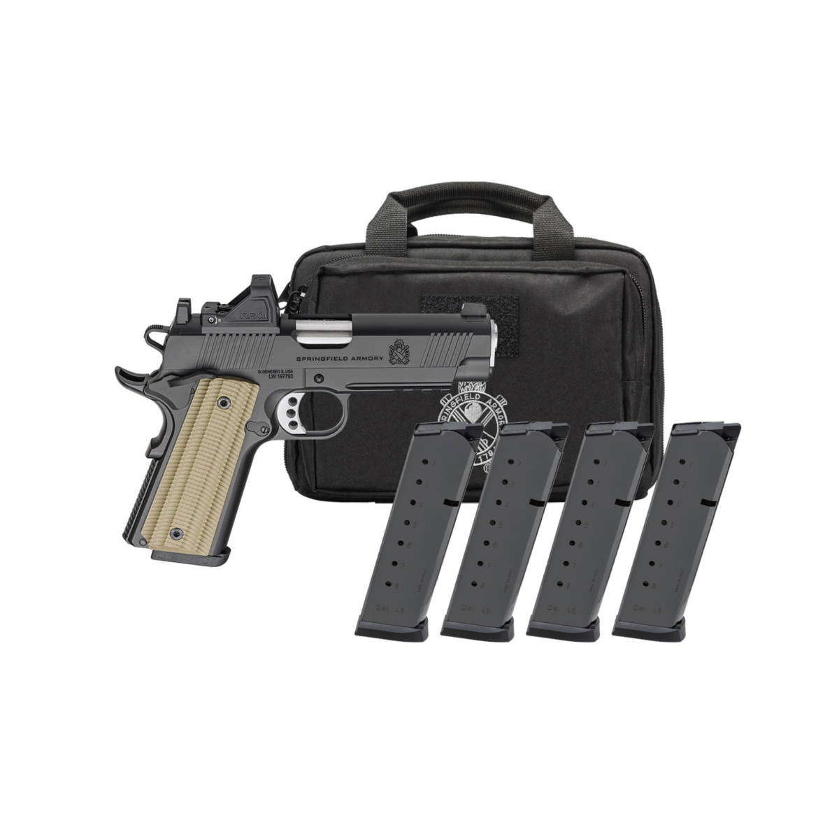 Springfield Armory 1911 Operator Pistol 45 ACP 4.25" 8rd Tritium Night...-img-2