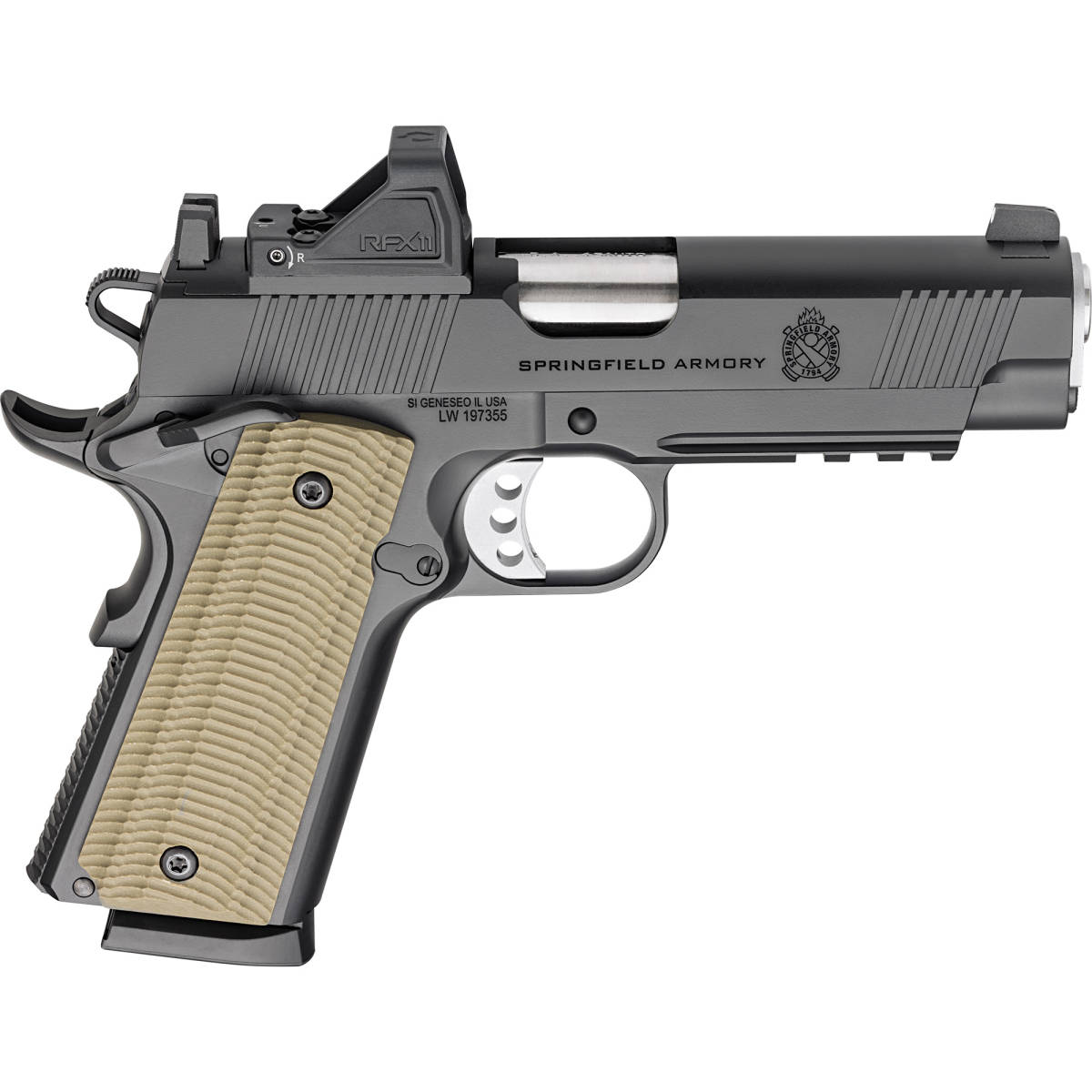 Springfield Armory 1911 Operator Pistol 45 ACP 4.25" 8rd Tritium Night...-img-4