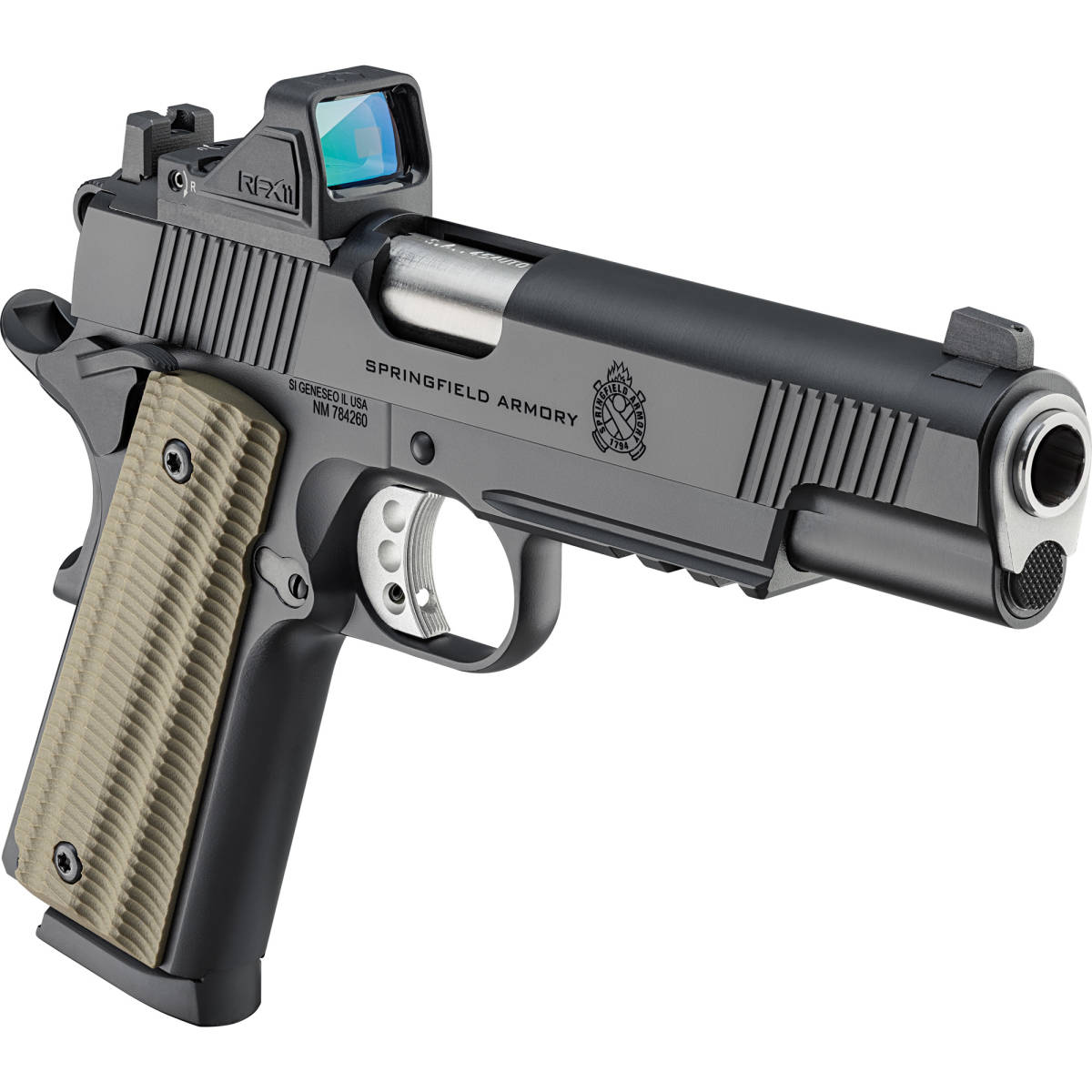 Springfield Armory 1911 Operator Pistol 45 ACP 4.25" 8rd Tritium Night...-img-5